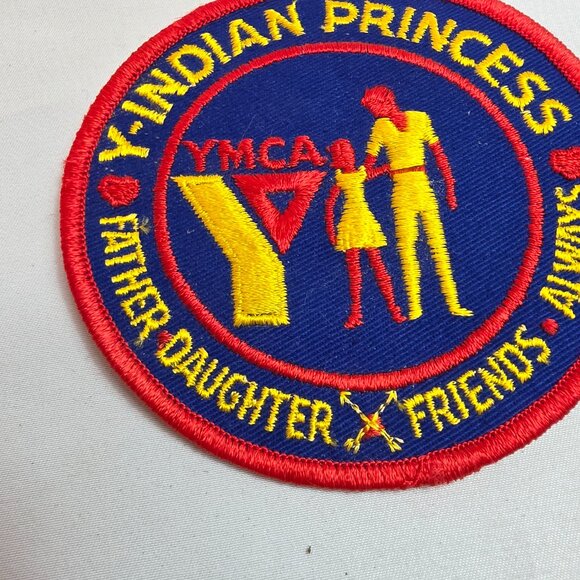 Vintage 1980's YMCA Indian Princess Father-Daughter Program Patch - Picture 4 of 6